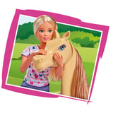Produkt miniatyrebild Steffi Riding Tour dukke med hest