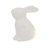 Produkt miniatyrebild Porselenkanin stor med LED-lys i halen