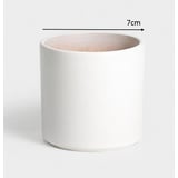 Produkt miniatyrebild Birthe potte hvit Ø 7 cm
