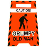 Produkt miniatyrebild Kort Caution! Grumpy old man