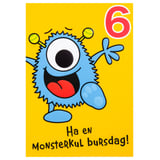 Produkt miniatyrebild Kort 6 år Enøyd Monster