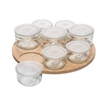 Produkt miniatyrebild Hadeland Glassverk Norgesglass tacosett 8 deler