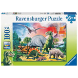 Produkt miniatyrebild Ravensburger Puzzle Among the Dinosaurs  puslespill
