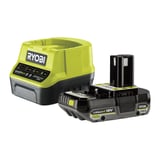 Produkt miniatyrebild Ryobi RC18120-120C 2,0Ah batteri og lader