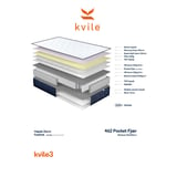 Produkt miniatyrebild Kvile3 madrass med overmadrass