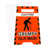 Produkt miniatyrebild Kort Caution! Grumpy old man