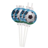 Produkt miniatyrebild Sugerør Fotball 4pk