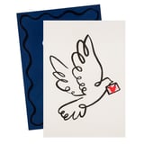 Produkt miniatyrebild Kort Hvit due
