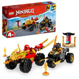 Produkt miniatyrebild LEGO® NINJAGO® Kai og Ras' bil- og motorsykkeloppgjør 71789