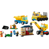 Produkt miniatyrebild LEGO® City Anleggsmaskiner og kran med rivningskule 60391