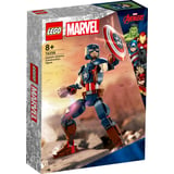 Produkt miniatyrebild LEGO® Marvel Byggbar figur av Captain America 76258