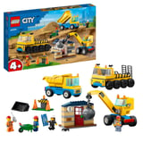 Produkt miniatyrebild LEGO® City Anleggsmaskiner og kran med rivningskule 60391