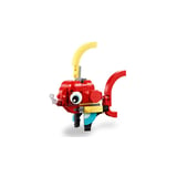 Produkt miniatyrebild LEGO® Creator Rød drage. 3-i-1 lekesett med dyr 31145