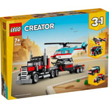 Produkt miniatyrebild LEGO® Creator Trailer med helikopter 31146