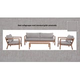 Produkt miniatyrebild Røst sofagruppe med standard grå putetrekk