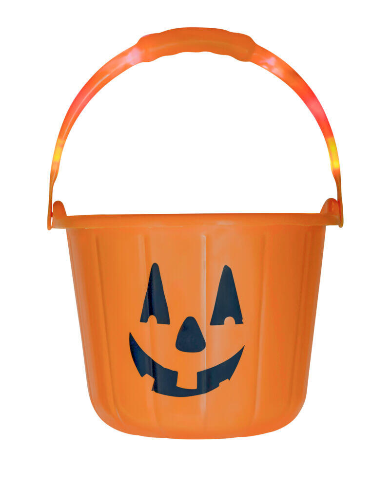 Halloween bøtte med LED-lys