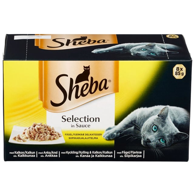 Sheba® Selection Fjærkre Delikatesser 8X85g