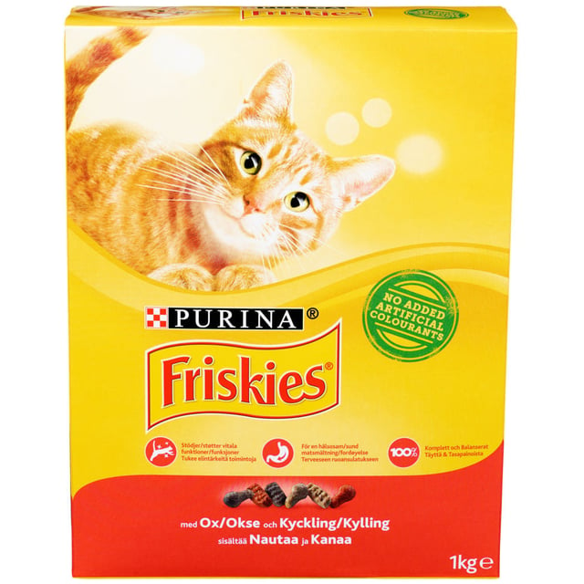 Friskies Okse/Kylling/Lever 1kg