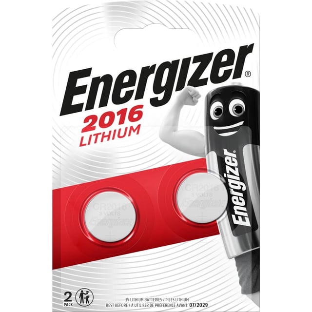 Energizer Lithium CR2016 2 pk