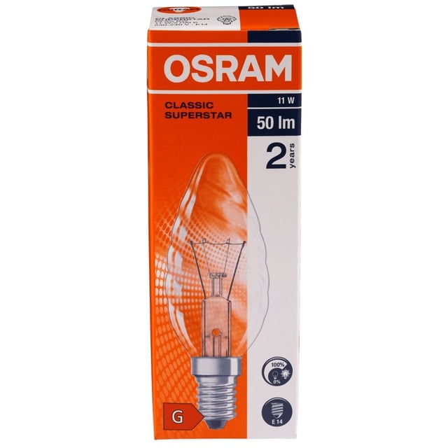 Osram classic lyspære BW 11W E14