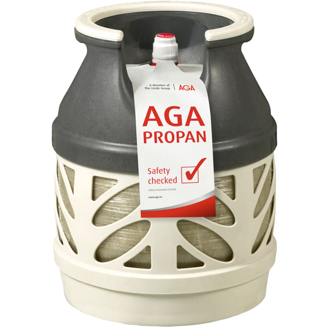 AGA Propan Husholdning kompositt tom flaskebeholder