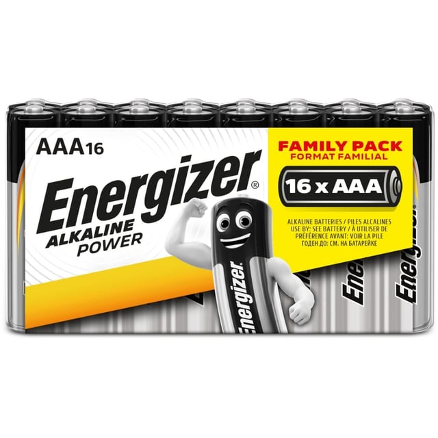 Energizer® AAA batterier classic 16 pk.