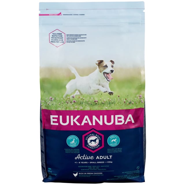 Eukanuba Dog Adult Small 3kg Fôr