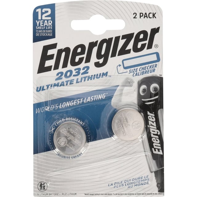 Energizer® Lithium Performance CR2032 batterier
