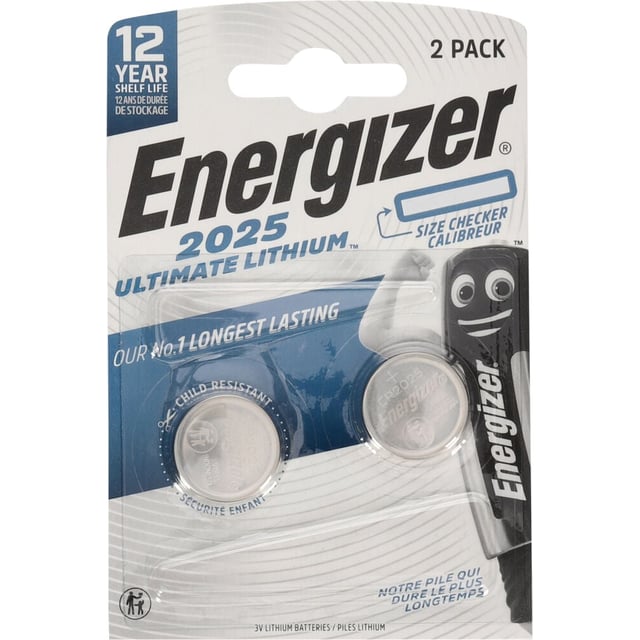 Energizer® CR2025 Lithium Perfomance batterier
