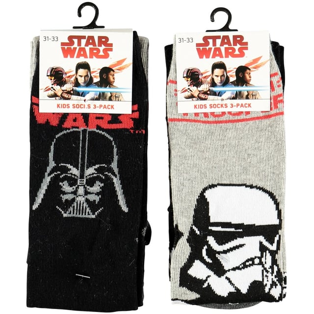 Star Wars sokker 3-pk barn