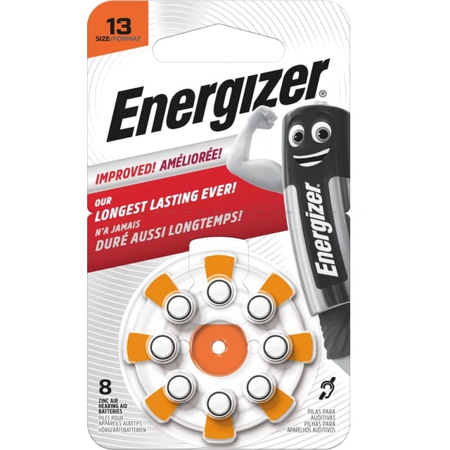 Energizer® høreapparatsbatterier 13