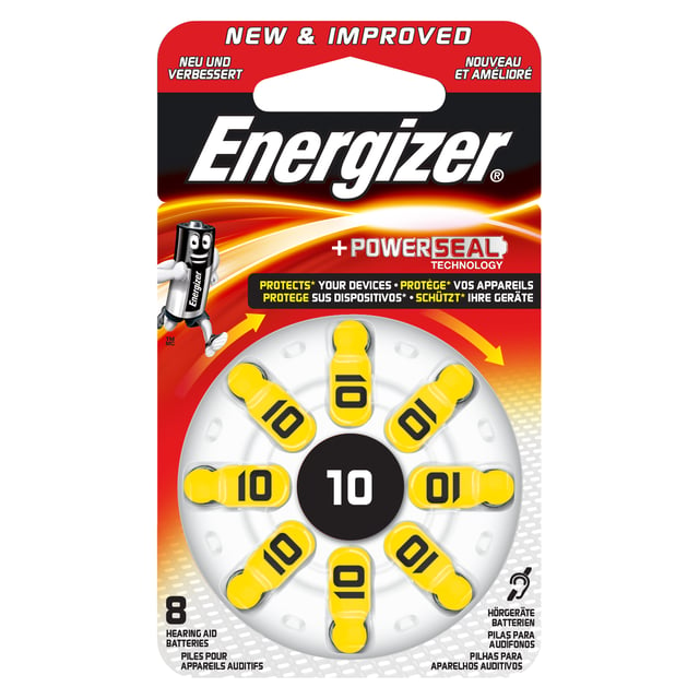 Energizer® høreapparatsbatterier 10