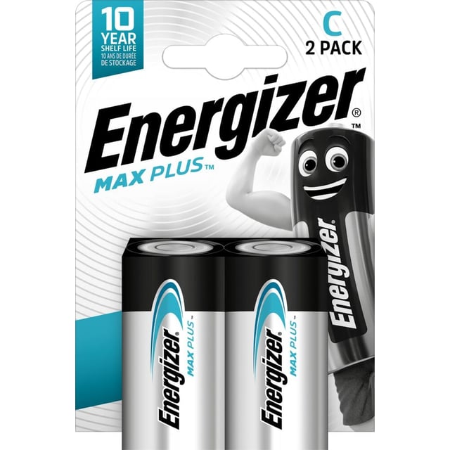 Energizer® Max Plus C-batterier