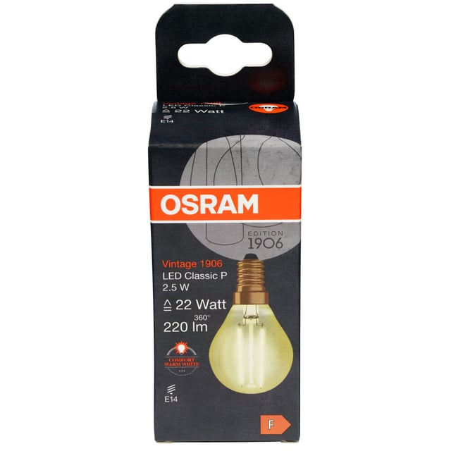 Osram Vintage 1906 CLAS P 22 LED-lyspære