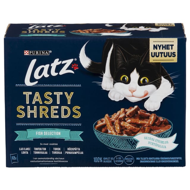 Latz Tasty Shreds Fisk 960g