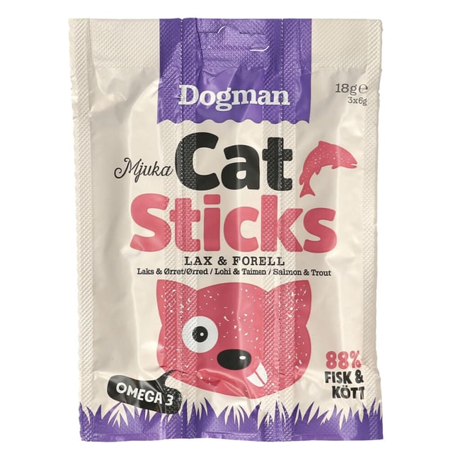 Dogman Cat Sticks Laks/Ørret 3pk