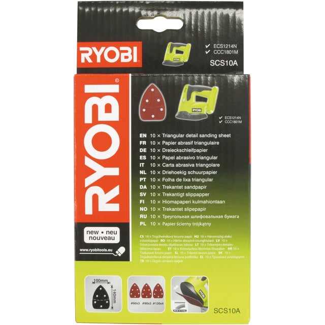 Ryobi SCS10A1 slipepapir