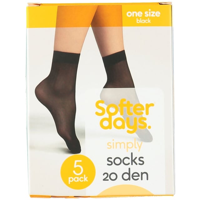 Softer Days Simply sokker 5-pk dame