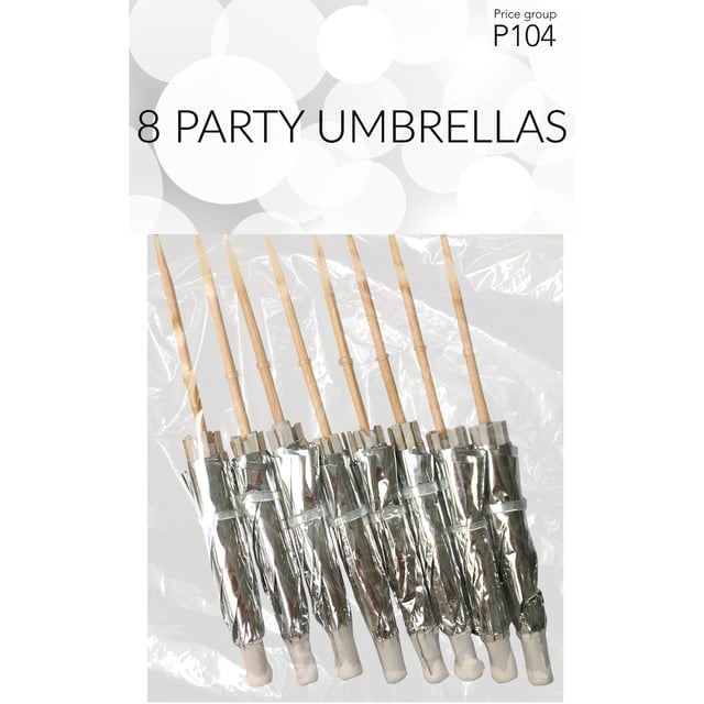 Party paraply 8pk