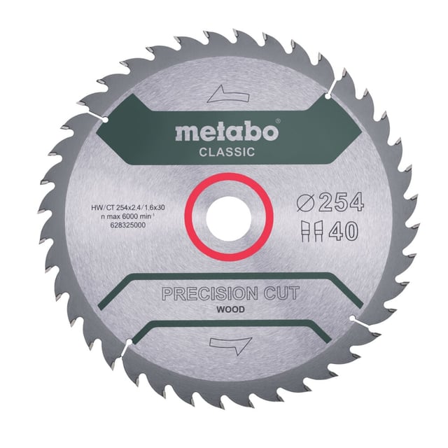 Metasbo sagblad Power cut wood classic 254X30 40WZ 20°