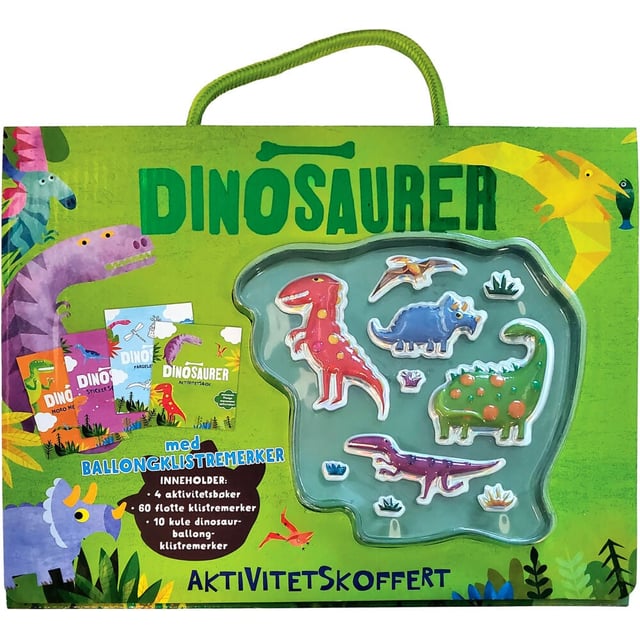 Dinosaurer aktivitetskoffert