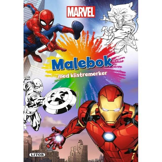 Marvel Superheroes malebok