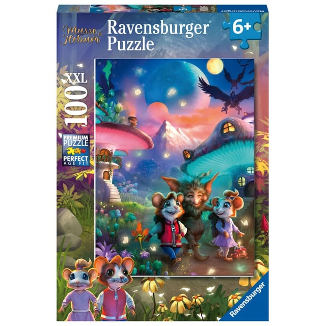 Ravensburger Puzzle The Enchanting Muschroom Town puslespill