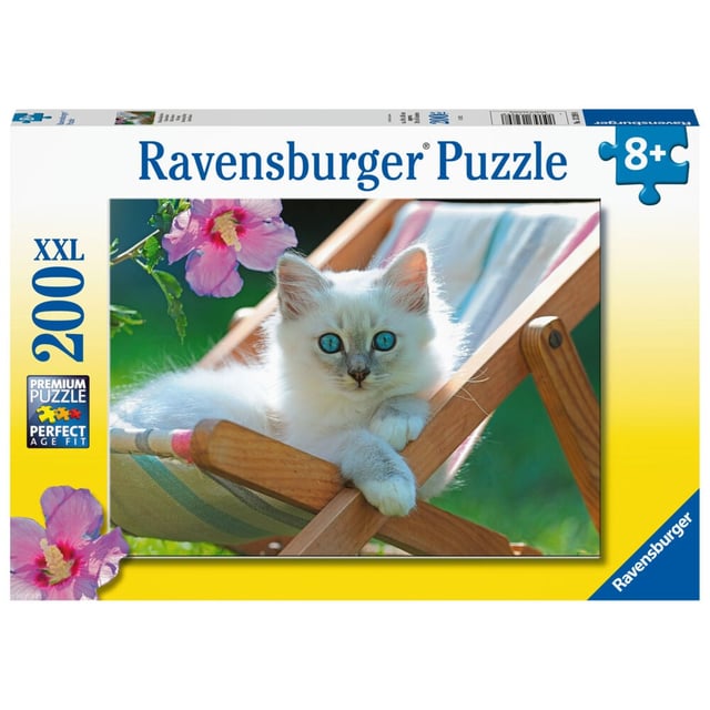 Ravensburger Puzzle Deckchair Kitten puslespill