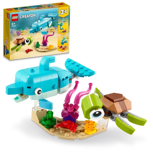 LEGO® Creator 31128 Delfin og skilpadde
