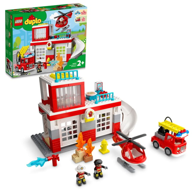 LEGO® DUPLO® Town 10970 Brannstasjon og brannhelikopter