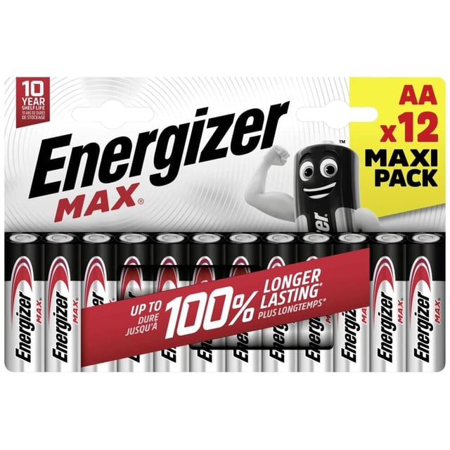 Energizer® Max AAA-batterier 12pk
