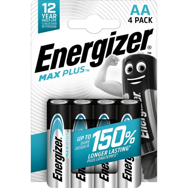 Energizer® Max Plus AA-baterier 4pk