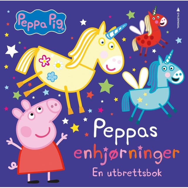 Peppa Gris: Peppas enhjørninger: en utbrettsbok
