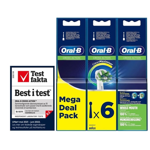 Oral-B™ Cross Action 2+2+2 refill